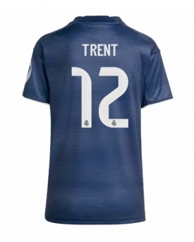 Billige Fotballdrakt Real Madrid Alexander-Arnold #12 Replika Bortedrakt Dame 2025-26 Kortermet Billige Fotballdrakt Real Madrid Alexander-Arnold #12 Replika Bortedrakt Dame 2025-26 Kortermet